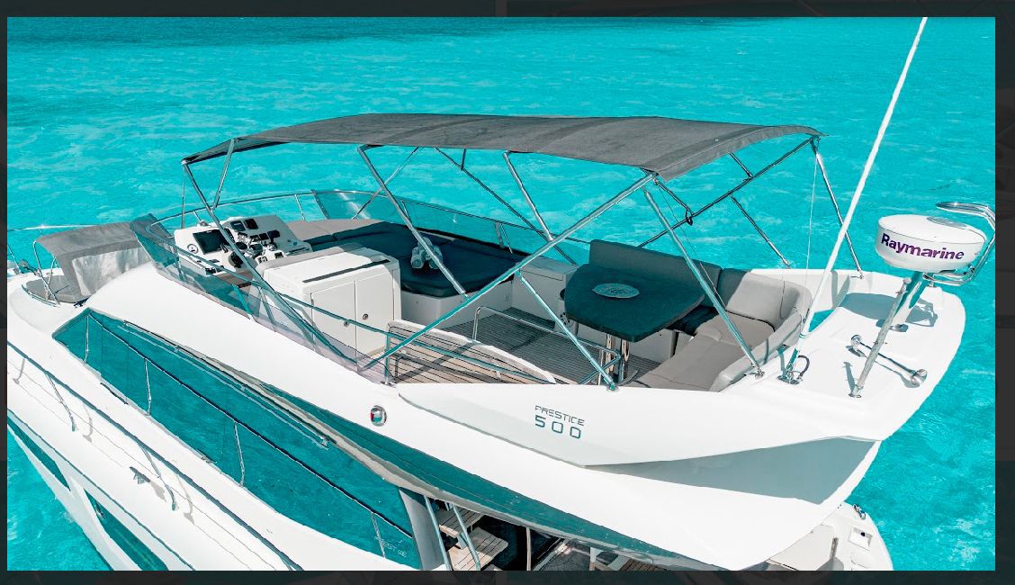Prestige 55 (Fore Ever Young) — overnight charter Cancun