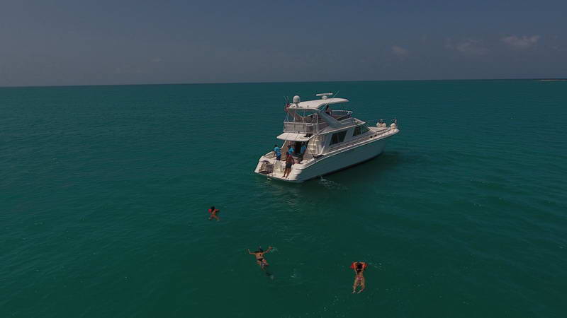 Sea Ray with Fly Bridge yacht