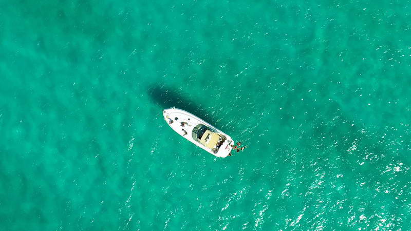 Cancun Sea Ray Yacht to snorkel