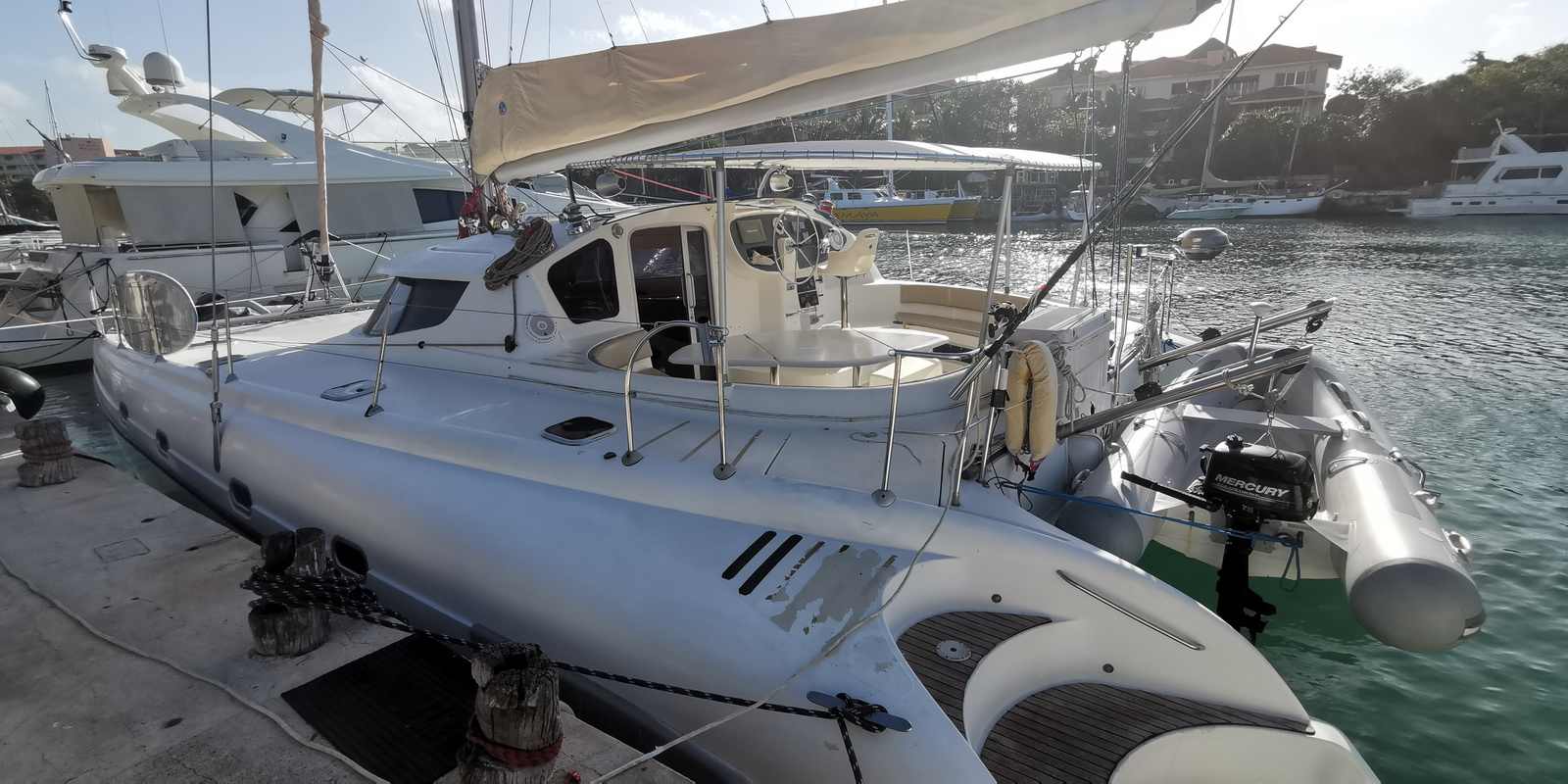 Catamaran rent at Riviera Maya